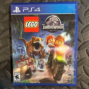 Lego Jurassic World PS4 Game - Blue Cover